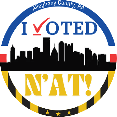I Voted N'at Sticker Winner