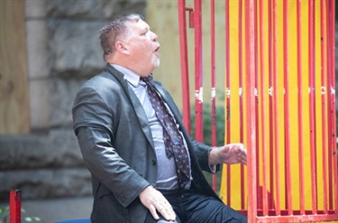 So satisfying to dunk a boss in a suit!