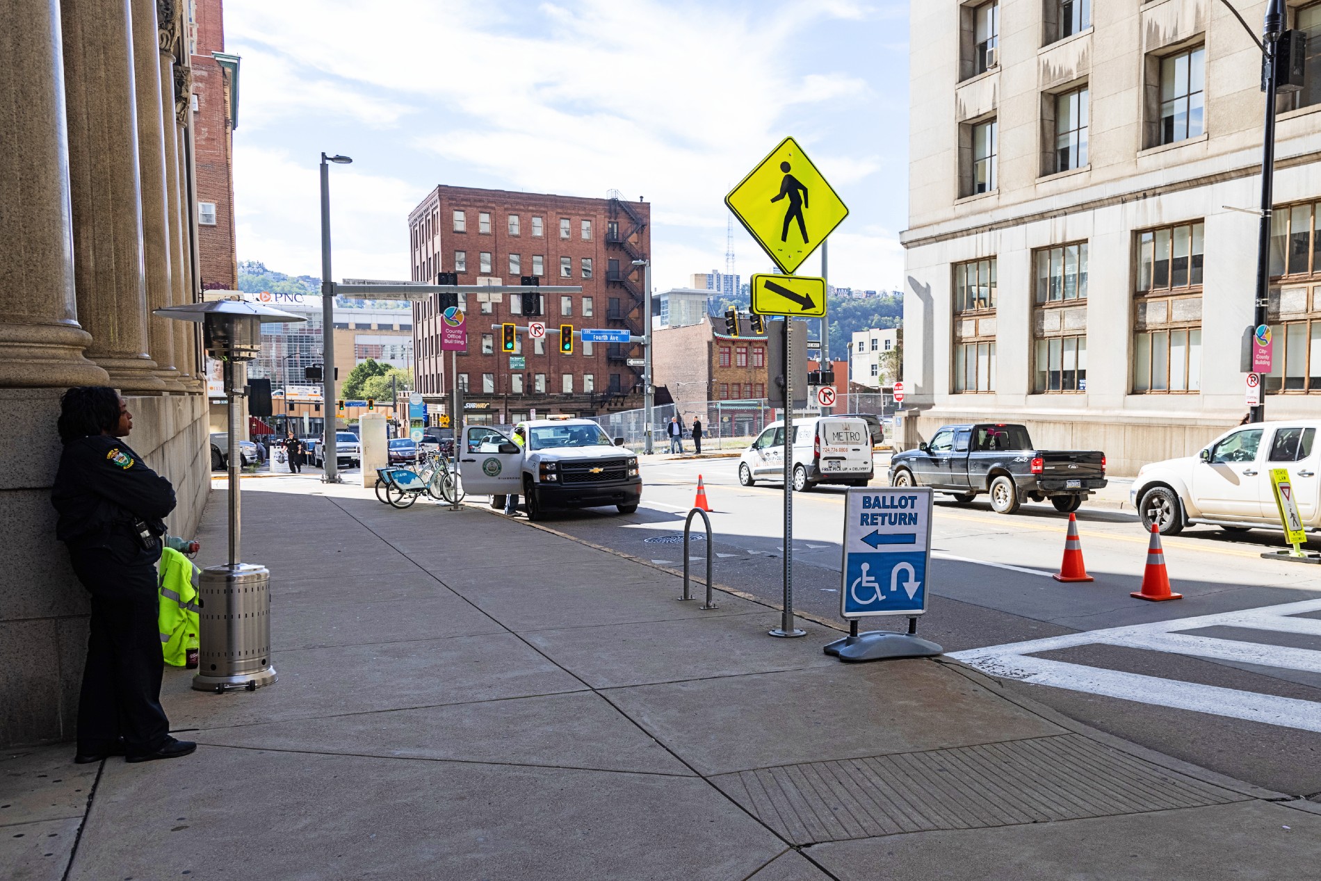 Ballot-Return at the County Office Building