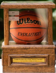 Trophy for the Annual Free Throw Contest