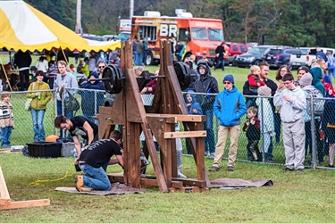 Loading up the trebuchet
