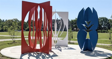Jack Youngermann sculpture: Totem:Lamina:Limbus, 1979